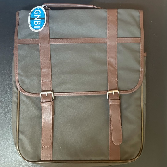 GNBI black messenger bag/shoulder bag NWT - Picture 1 of 8